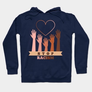 Stop Racism Black Lives Matter Love All Hoodie